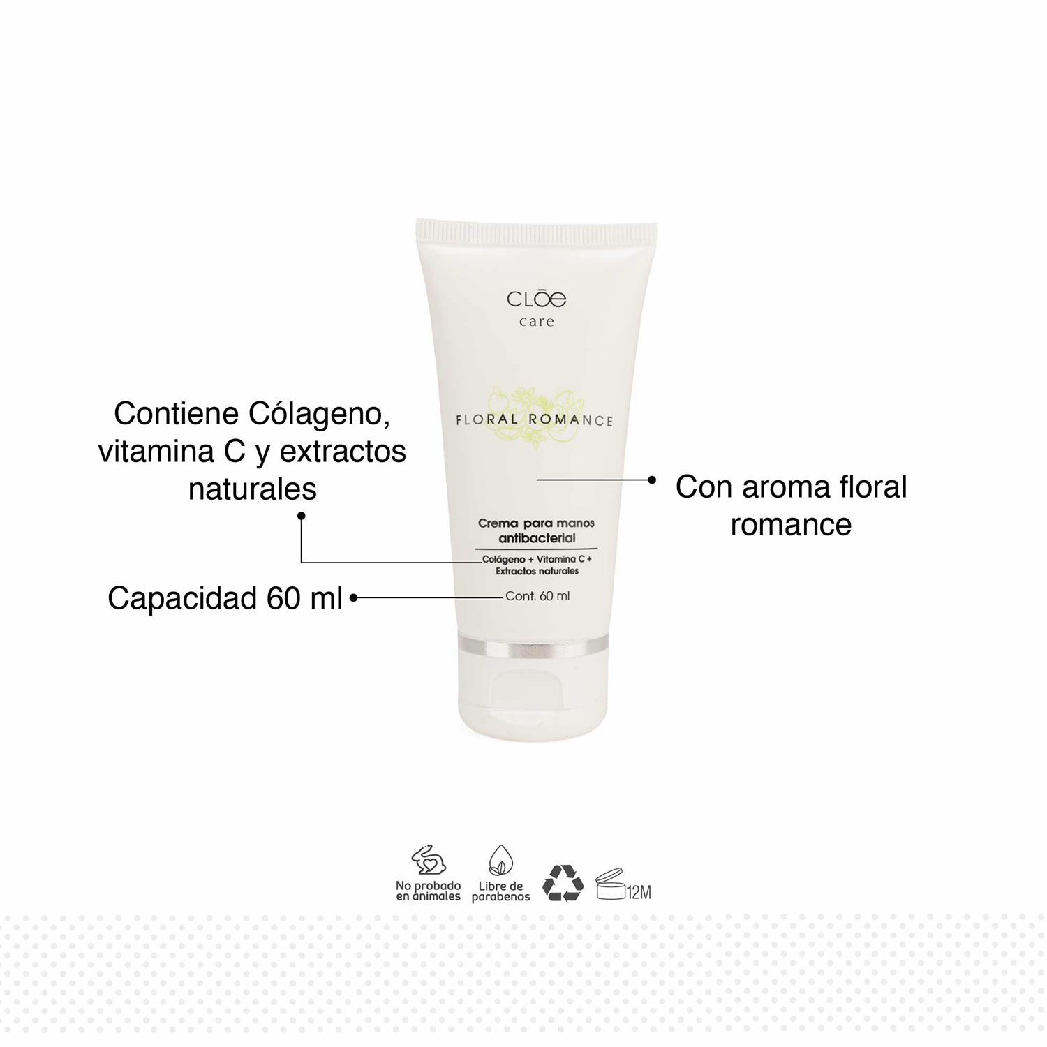 CREMA PARA MANOS HIDRATANTE CON PROTECCIÓN ANTIBACTERIAL ( CREMA PARA MANOS)
